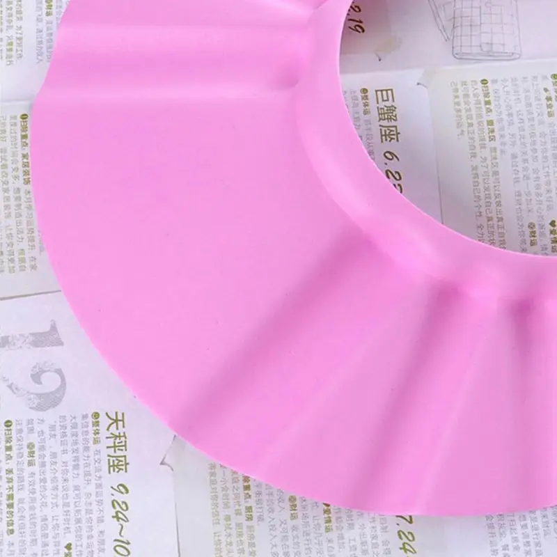 Детская Водонепроницаемая шапка для купания защиты от шампуня и душа мягкая