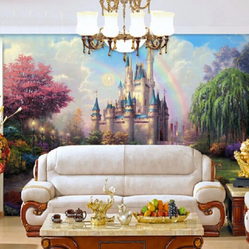 3d радужные обои для фотографий гостиной детской комнаты | Обустройство дома