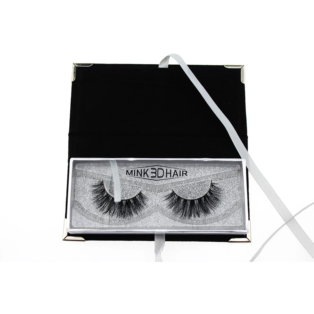 100 шт. квадратные коробки для накладных ресниц с логотипом под