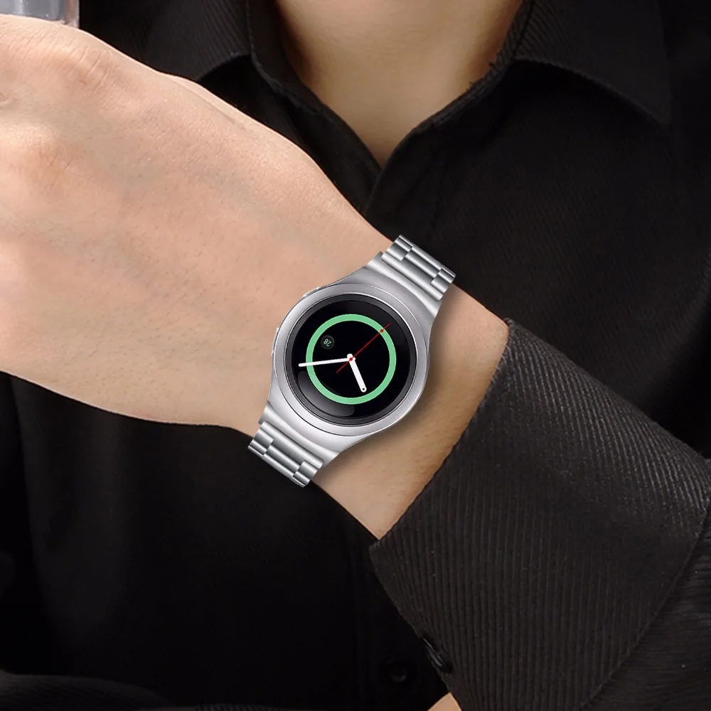 Ремешок для часов из нержавеющей стали 316L + Адаптеры инструмент Samsung Gear S2 SM R720 / R730
