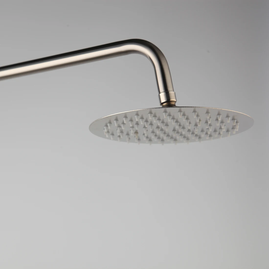 Brushed Nickel 03 KEMAIDI латунь осадков Насадки для душа круглый Форма гироборд с колесами 8 дюймов дождь Ванная комната Лейка для душа из абс ручной душ Ванная комната Насадки для душа без кронштейна - Цвет: Brushed Nickel 03