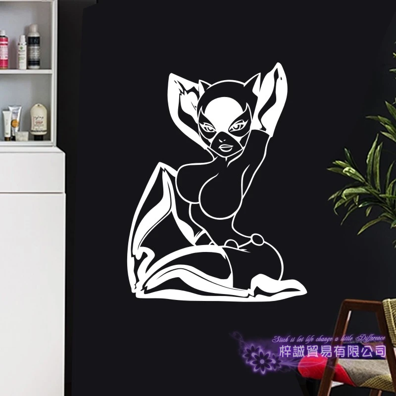 Обнаженных женщин по уходу за красотой вашего тела стикер стены ванной KTV для