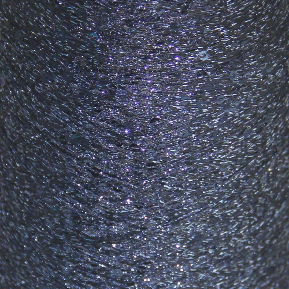 Распродажная пряжа ручной вязки с блестками диаметром 5 см 3 мм 480 г темно синего