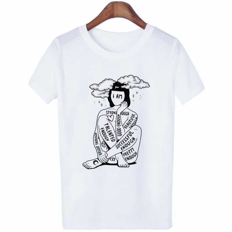 Camisetas Verano Mujer; коллекция года; модная футболка в стиле Харадзюку; футболка с надписью «Fight Like A Girl»; модная Эстетическая футболка для отдыха; Топ
