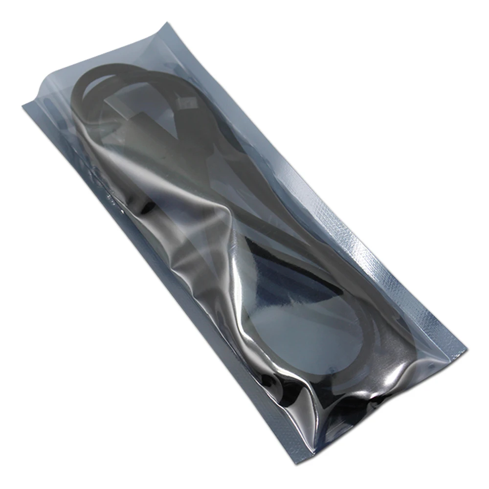 

400Pcs 6x15cm Anti Static Shielding Packaging Bag ESD Antistatic Heal Seal Open Top Grocery Electronics Storage Packing Pouches