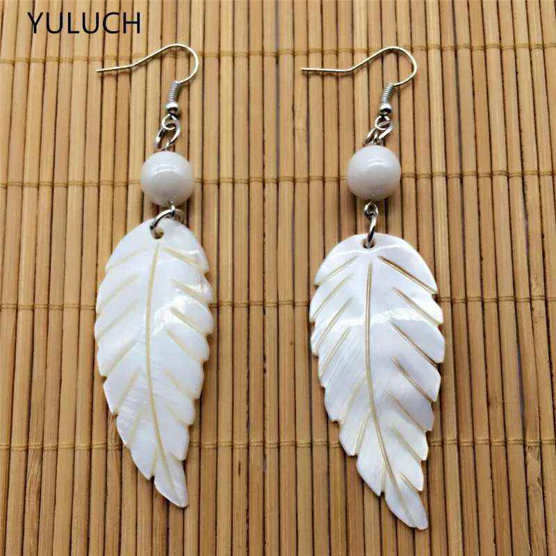 Пара новых дизайнов натуральных морских ракушек earrin