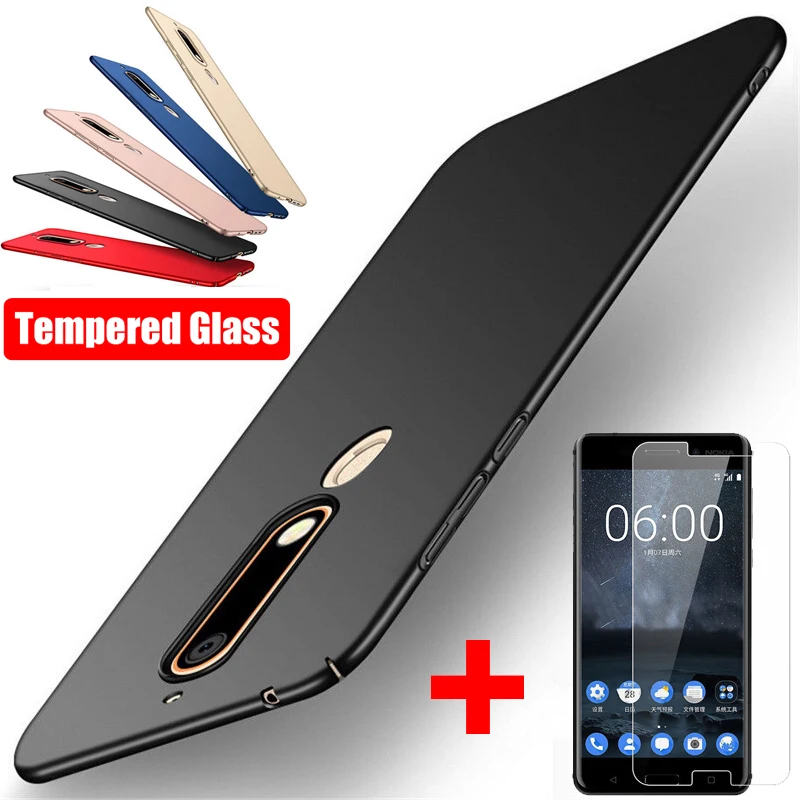 Black Ультратонкий Противоскользящий чехол для телефона Nokia 3, 5, 8,, 6,, 7 Plus, X5, X6, жесткий ударопрочный чехол из поликарбоната для Nokia 5,1, 6,1, 7 Plus - Цвет: Black