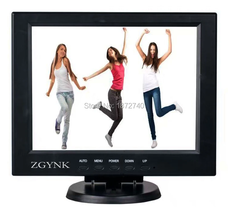 Промышленный ЖК-монитор высокой четкости 10 дюймов/10 4 дюйма BNC1 BNC2 VGA | Компьютеры и
