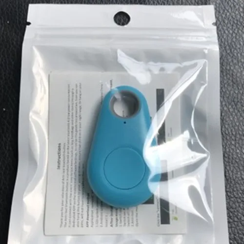 Blue Умный мини gps-трекер для домашних животных, Водонепроницаемый Bluetooth Tracer для собак, кошек, ключей, кошелек, сумка, Детские трекеры, оборудование для поиска - Цвет: Blue