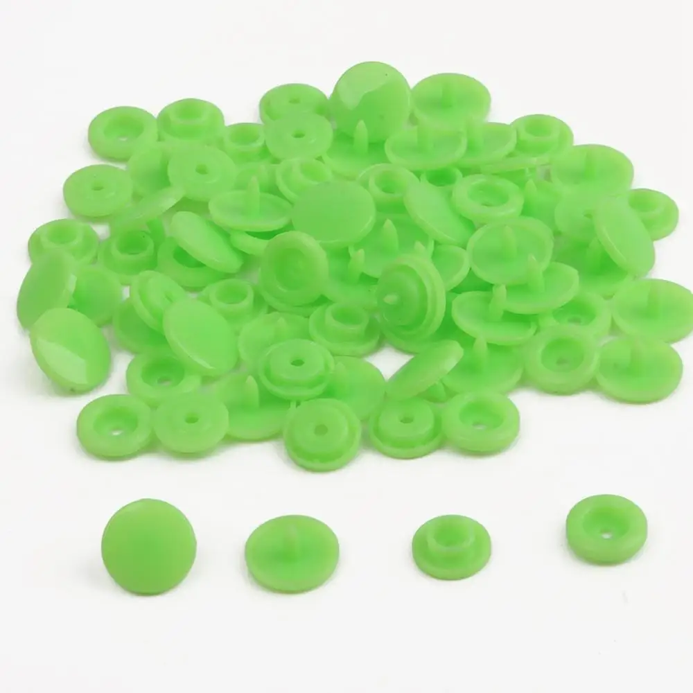 Light Green 20 комплектов T5 12 мм круглые пластиковые защелки Кнопки Застежки пододеяльник лист кнопка аксессуары для одежды для детской одежды Зажимы - Цвет: Light Green
