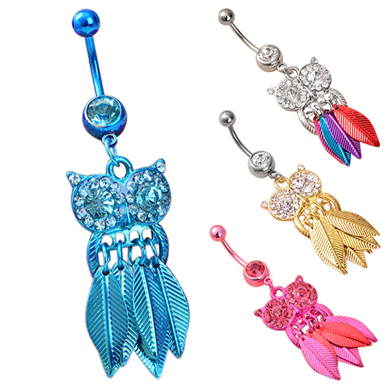 Пирсинг пупка Кнопка Ретро Средства ухода за кожей 1 шт. Нержавеющая сталь живота