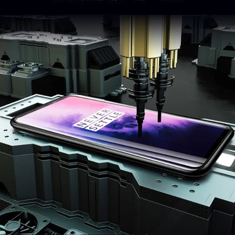 HODYEX 9D UV жидкое изогнутое закаленное стекло с полным клеем для OnePlus 7 Pro Защитная