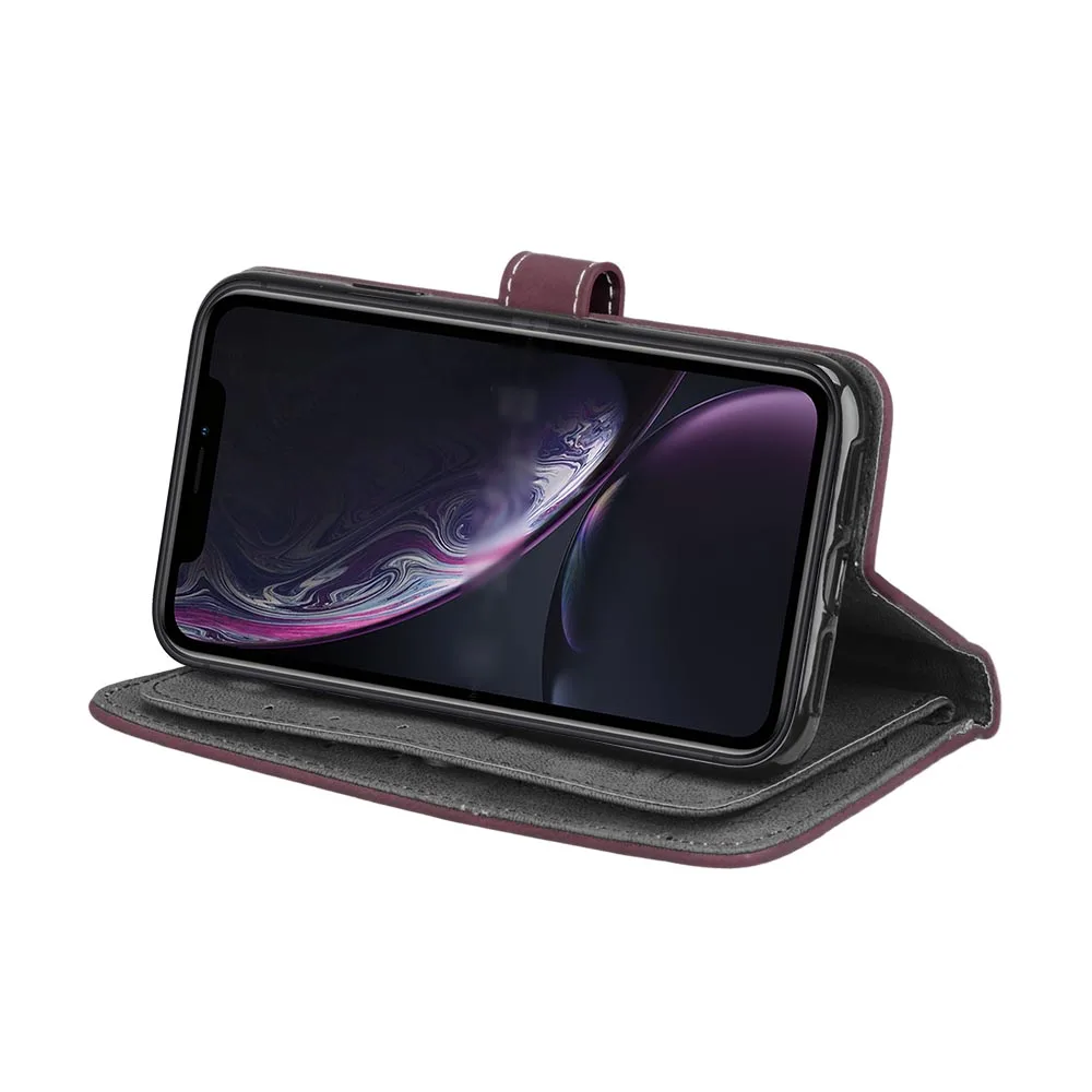 Capa Fundas для iphone XR XS Max 6 6 Plus 6s держатель чехол для iphone 7 8 plus XR XS кожаный чехол для телефона 9 слотов для карт