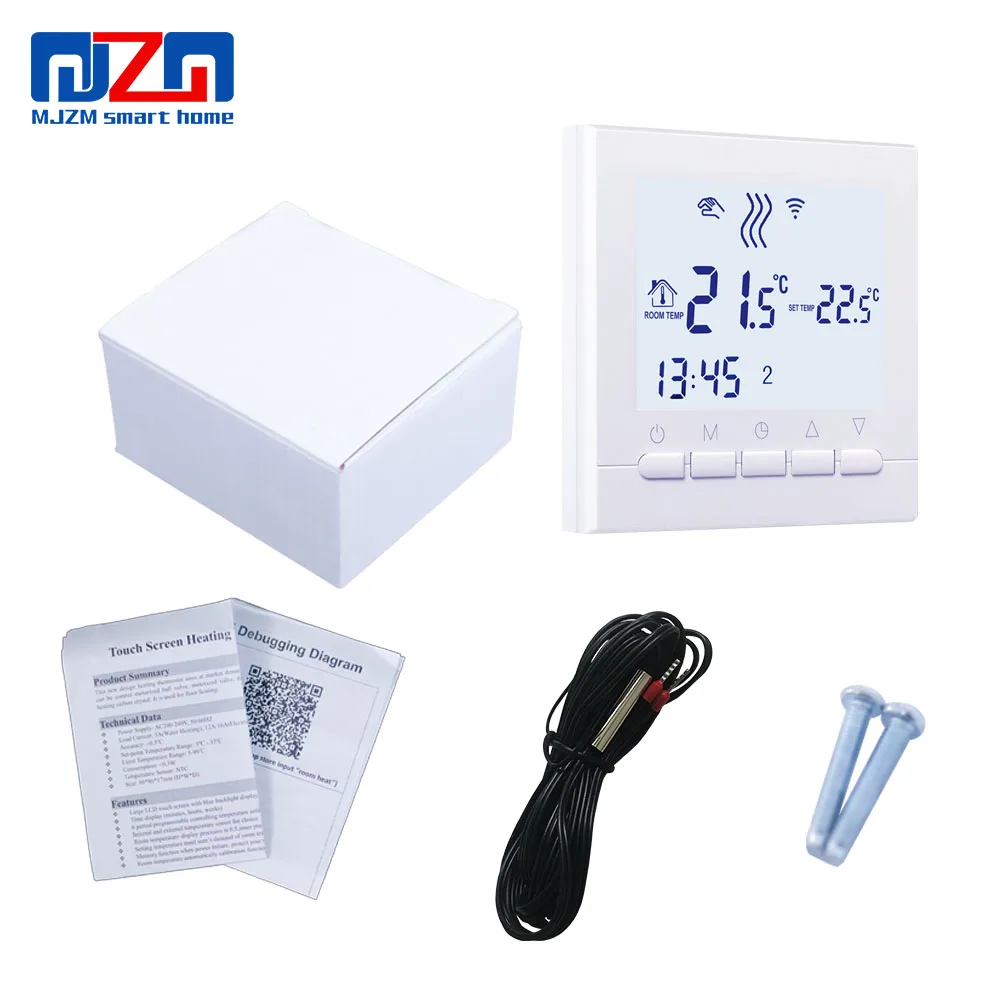 MJZM 3 шт. 16A02-5BB-WiFi термостат для теплого электрического пола Умный Цифровой в