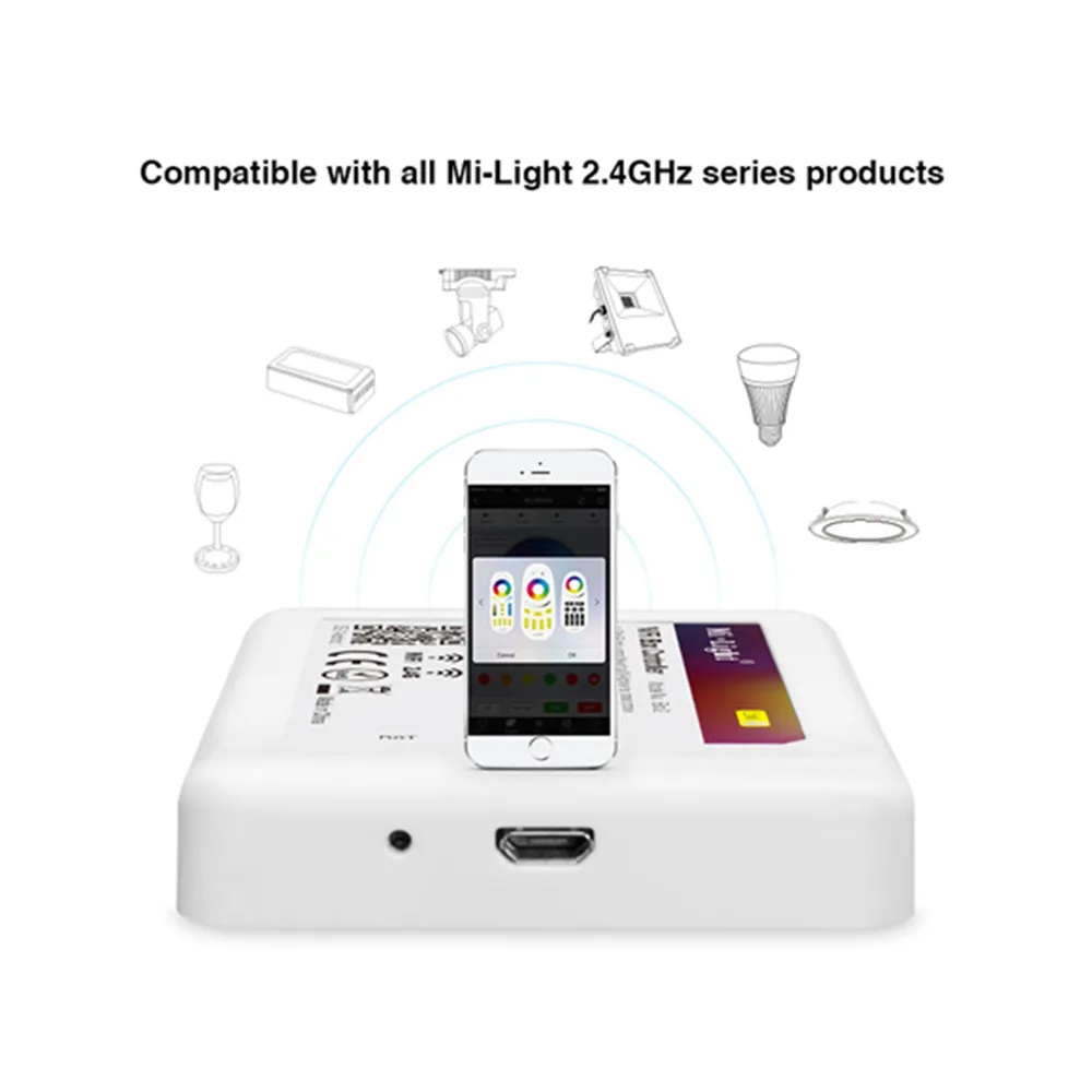 LED Mi. light RGB + белый теплый CCT беспроводной контроллер Wifi 4 0 IBOX 2 совместимое