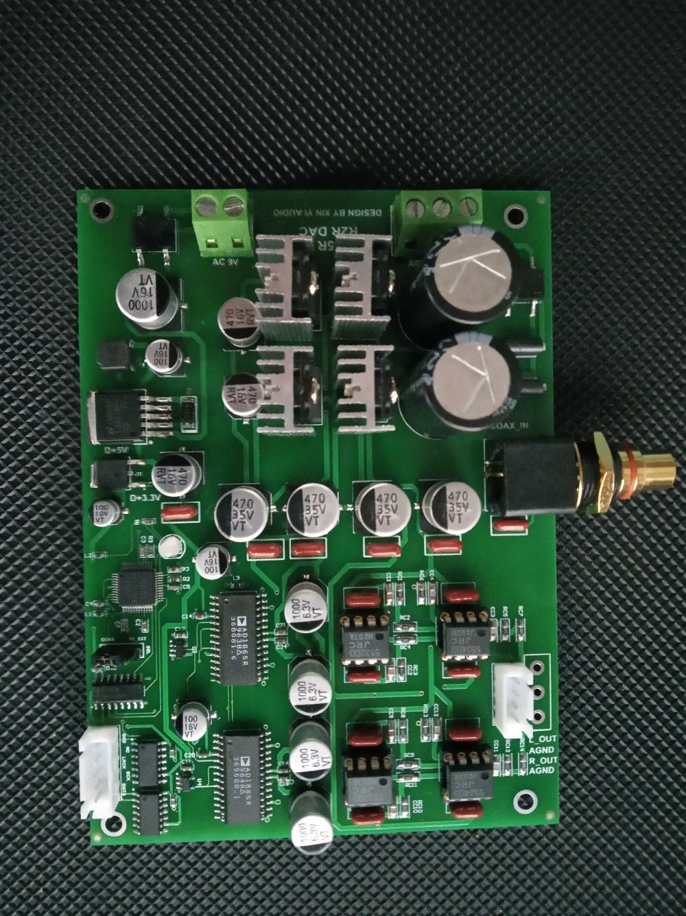 Двойной AD1865R ЦАП черный резиновый Стиль декодер и известные TDA1541 PCM63