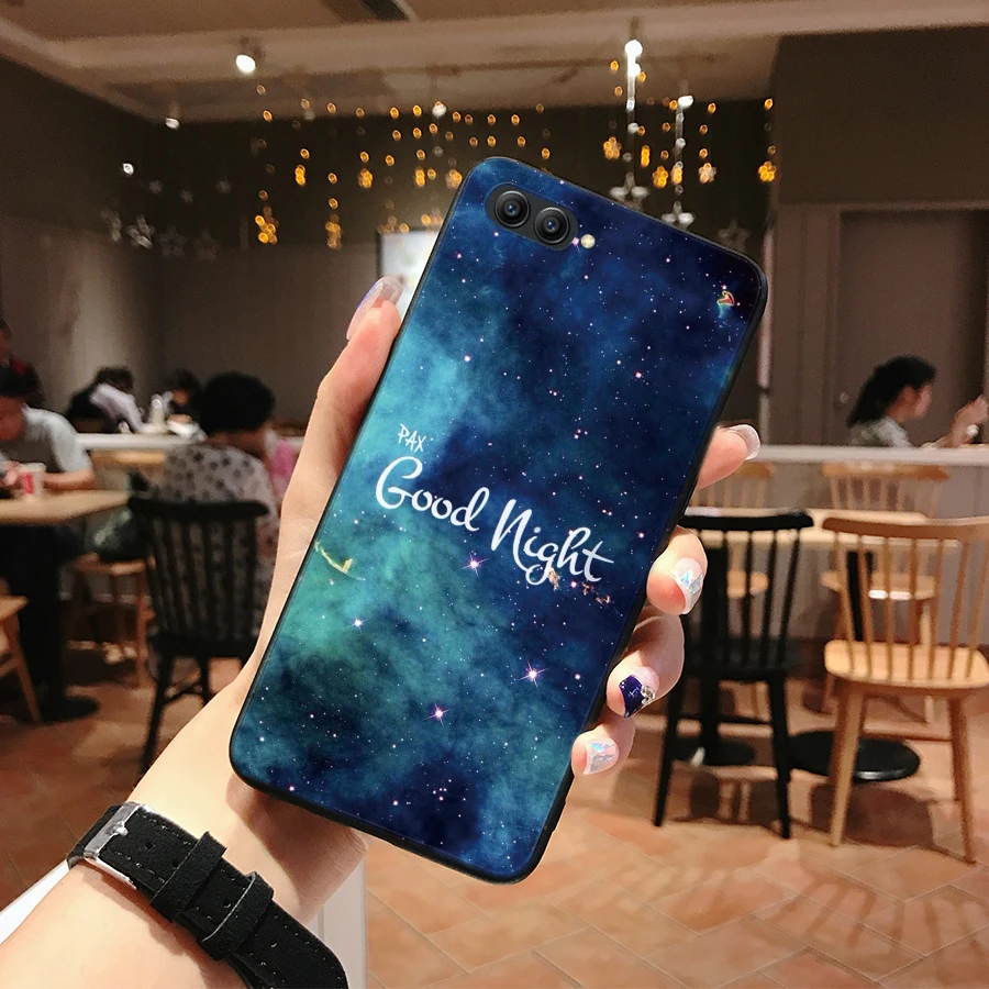 Для huawei Honor V10 Чехол Мягкий Силиконовый ТПУ чехол защитный задний телефон для View 10