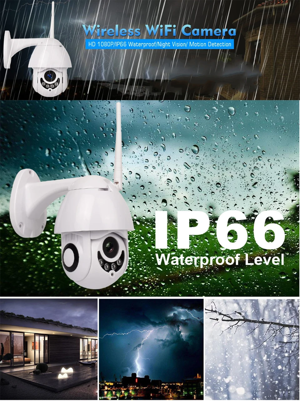 2MP наружная IP PTZ wifi камера H.265 3,6 мм объектив ONVIF два способа аудио 1080P скорость купольная CCTV беспроводная камера безопасности приложение ICSee