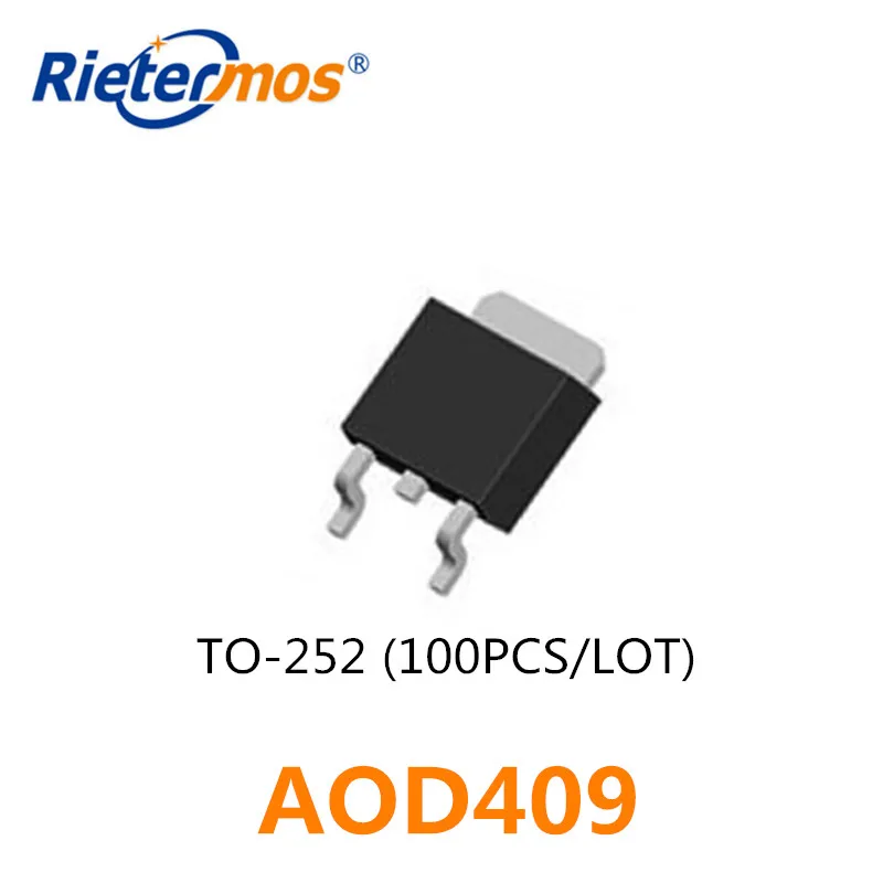 

100PCS AOD409 D409 TO-252 ORIGINAL