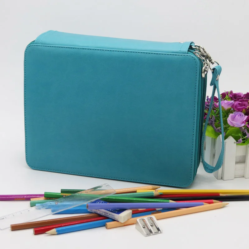 1pc painting pencil case sketch bag multi-function portable stationery 136 hole | Канцтовары для офиса и дома
