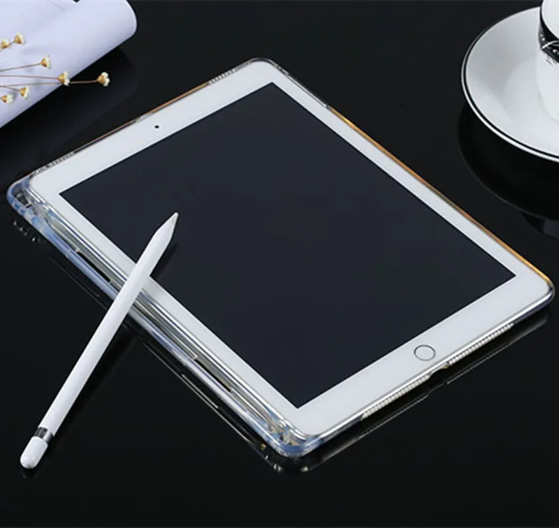 Прозрачный чехол с кристаллами для iPad 2018 9 7 2017 Air 2 Pro держателем карандашей A1893