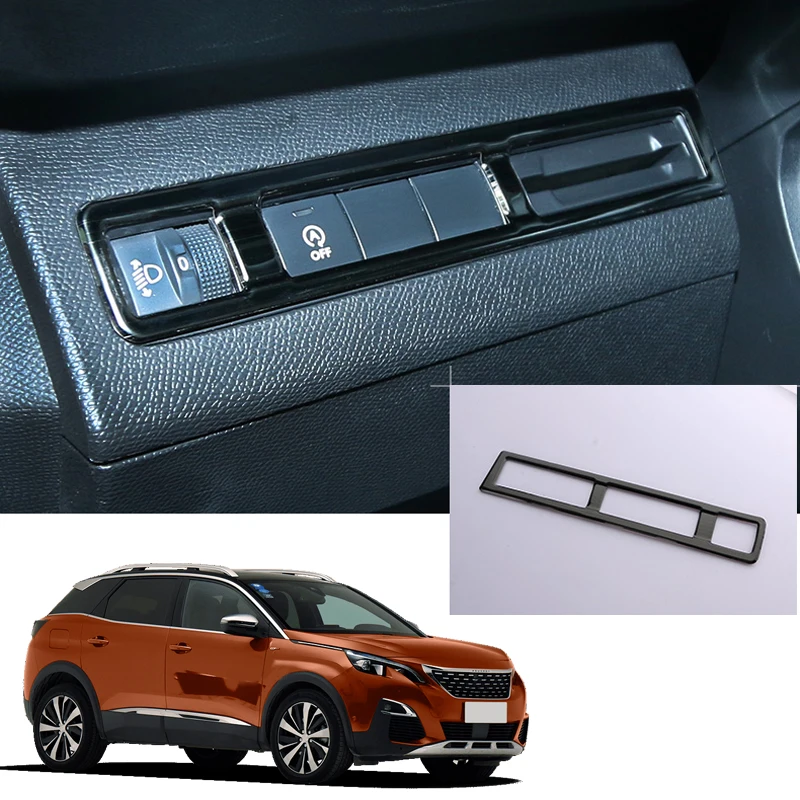 LHD для Peugeot 3008 GT 2016 2017 2018 /5008 автомобильный головной светильник лампа кнопочный