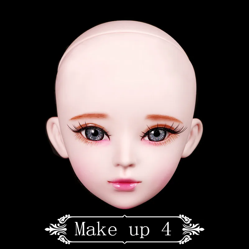 hand painted head 4 1/3 BJD кукла 56 см Пластик совместный подвижный кукла голая 20190103, модная Кукла - Цвет: hand painted head 4