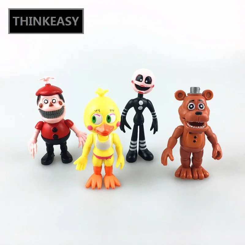 ThinkEasy 12 шт. с принтом пять ночей Фредди на симпатичных Freddy's у для экшен Фигурки