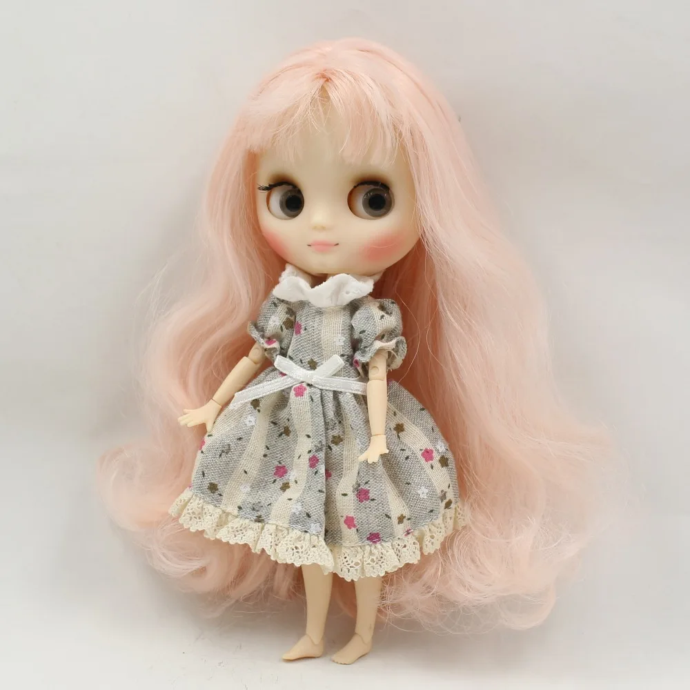 Кукла DBS blyth middie с матовым лицом и шарнирным телом 1/8 20 см | Игрушки хобби