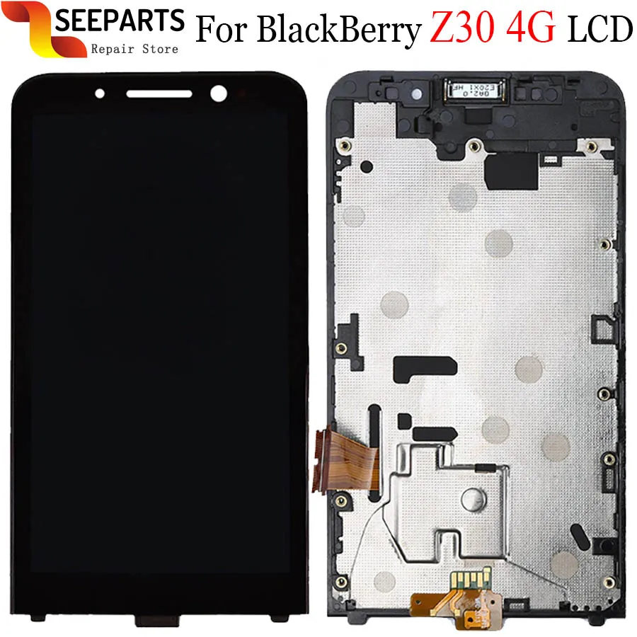 Для Blackberry Z30 4G ЖК дисплей с фотографией рамкой запасные части для BlackBerry LCD|Экраны
