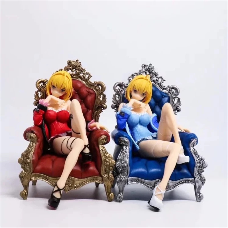 Аниме сексуальная фигурка Fate Stay Night Nero Saber предварительно окрашенные фигурки из