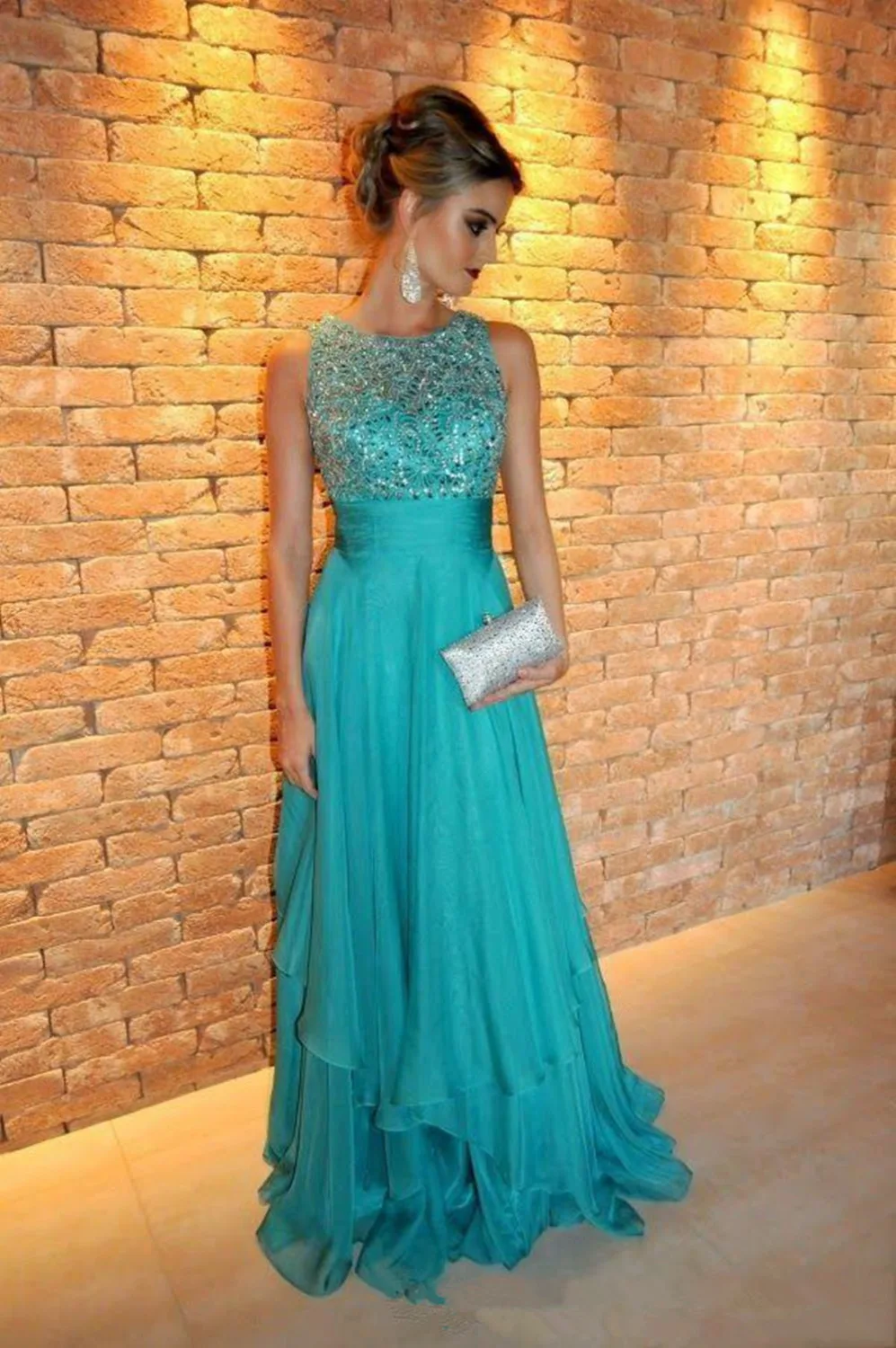 Платье для мамы невесты, расшитое блестками,, vestido de festa, формальное Пышное вечернее платье, вечернее свадебное платье