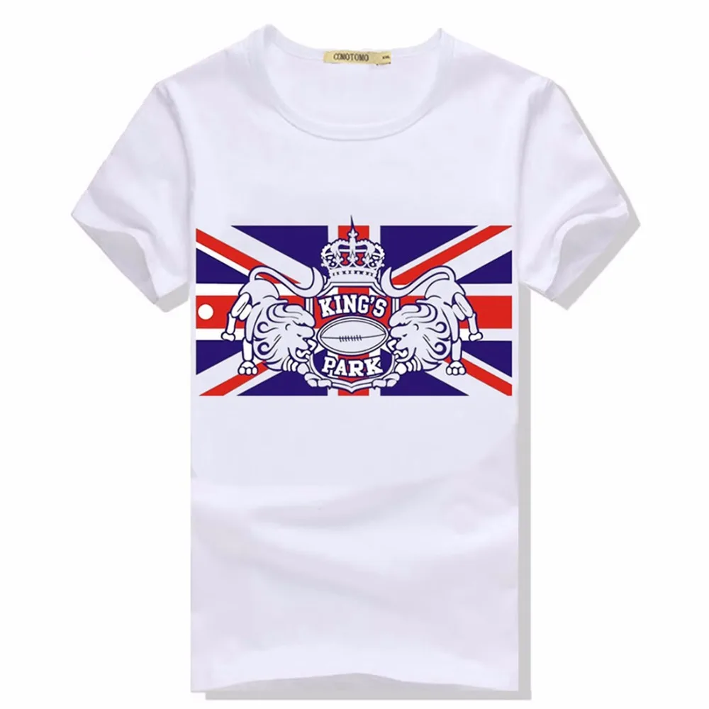 Мужская облегающая футболка с коротким рукавом модная летняя принтом