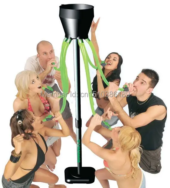 Custom made Fashional Free Shipping Party/Event game Fun Colourful High Quality Beer Bong Party Funnel Plastic Pong |
