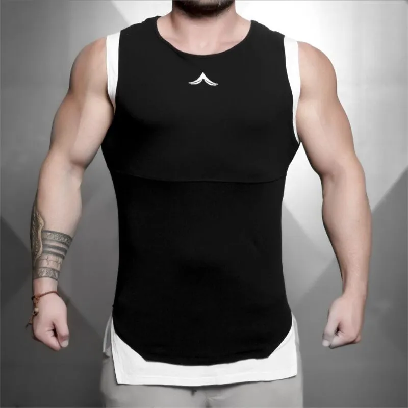 2018 новые мужские майки без рукавов летние спортивные костюмы Бодибилдинг майка