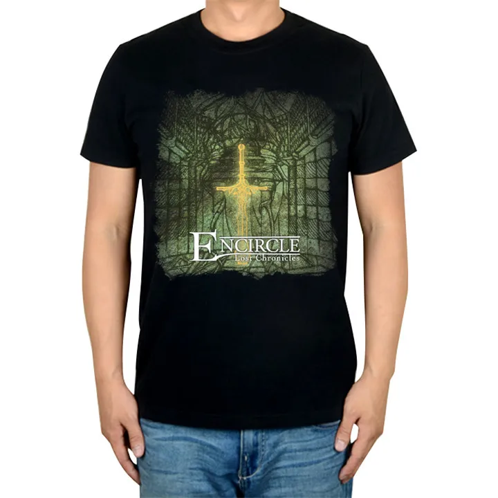 3 дизайна уличная одежда брендовая футболка Encircle хлопковые черные футболки в