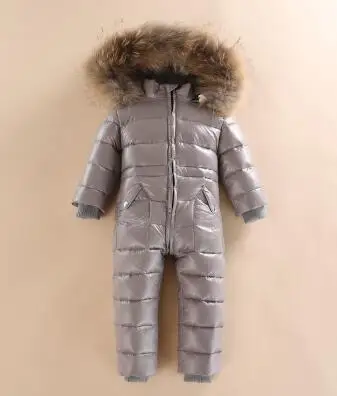 

hot sell winter Outdoor For winter coat cold-proof warm Baby Romper Duck Down High quality Outdoor Coveralls Newborn Baby Girls