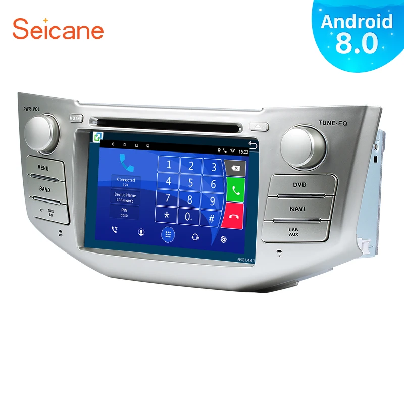 Seicane 2Din Android 8 0 HD7 &quotАвтомобильный Радио GPS мультимедийный плеер с 3G WIFI для Lexus RX 400h