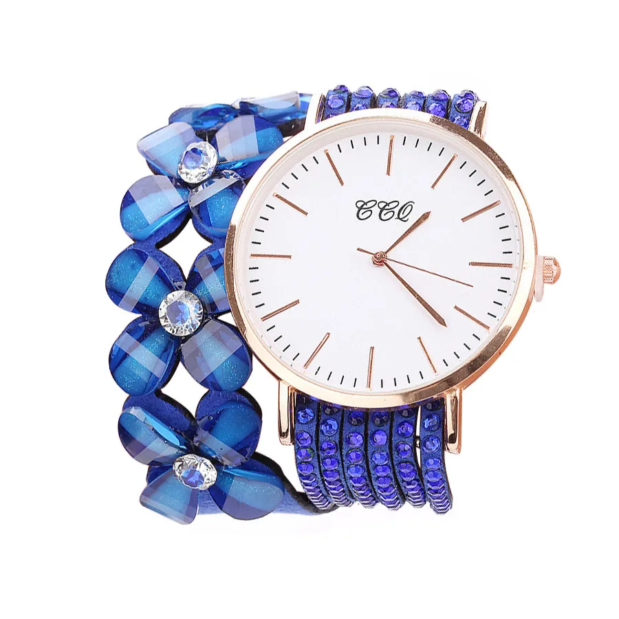 Лидер продаж 2018 модные женские винтажные часы с плетением браслета кварцевые из