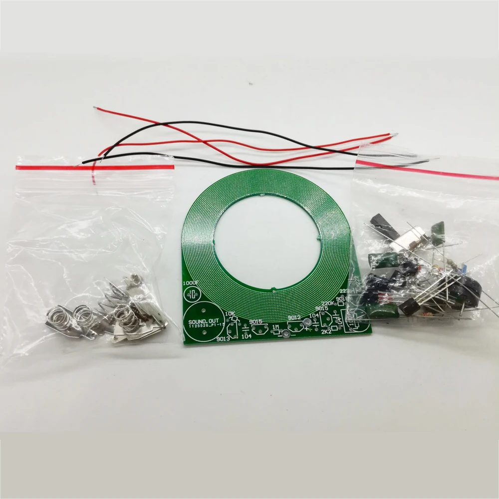 CNIKESIN diy простой металлодетектор доска Электронный комплект деталей электронного