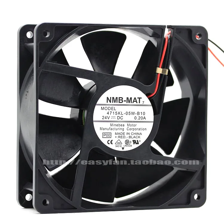 Ventilador de Refrigeração Nmb-mat dc 120x120x38mm Servidor 4715kl-05w-b10 24v 0.20a P00