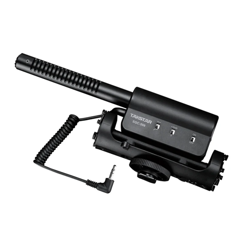 Конденсаторный микрофон Takstar SGC 598 для цифровой зеркальной камеры Nikon Canon Sony