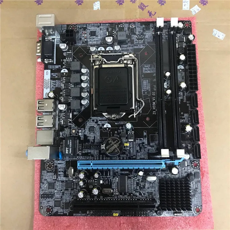 P55-1156 материнская плата LGA 1156 интегрированная внутренняя микросхема P55 настольная