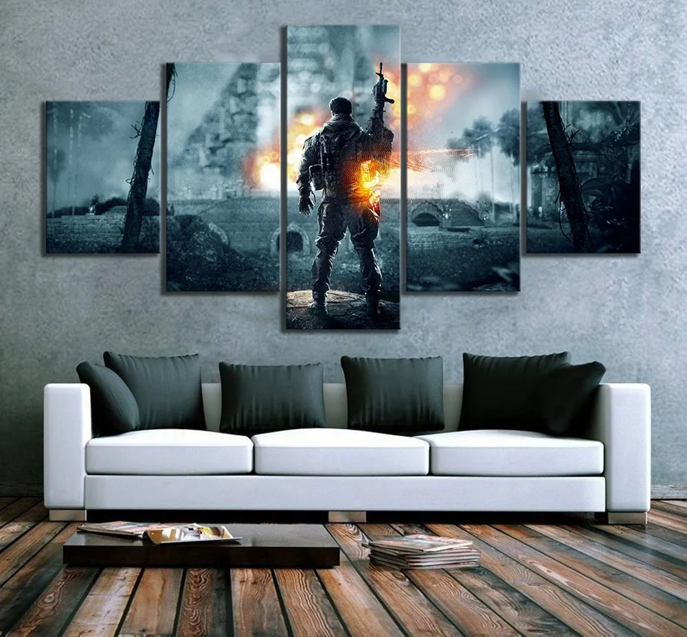 

5 шт., настенные картины HD для дома