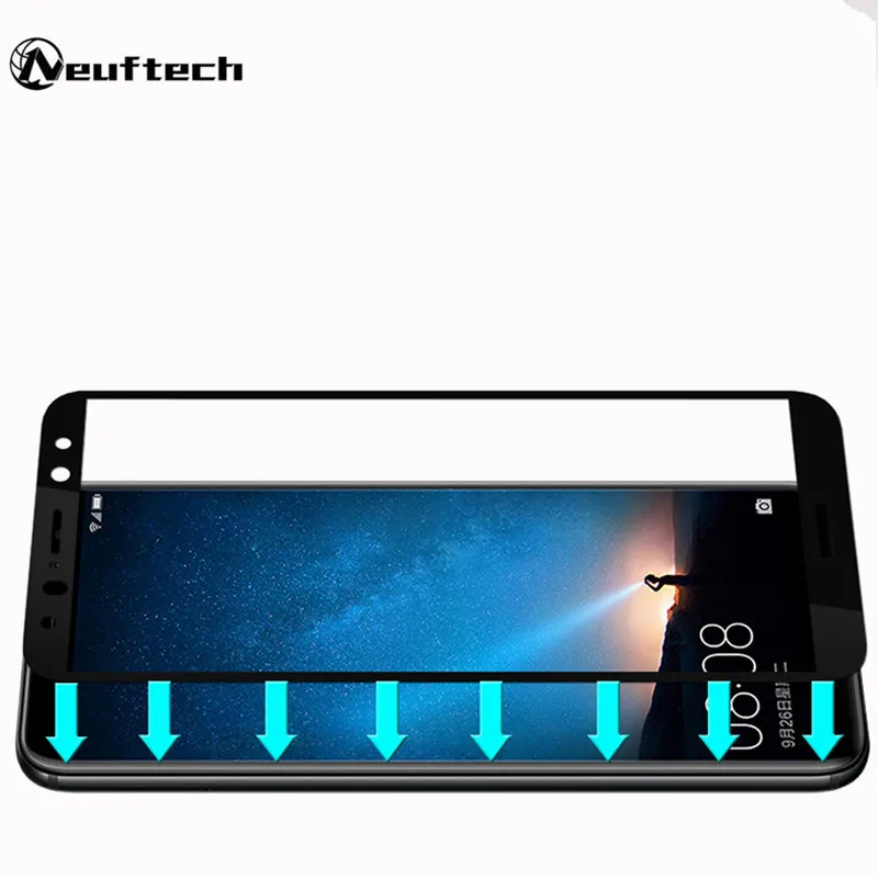 Полное покрытие Экран протектор Закаленное Стекло на huawei Коврики 20 10 P20 Lite Honor V10 V20
