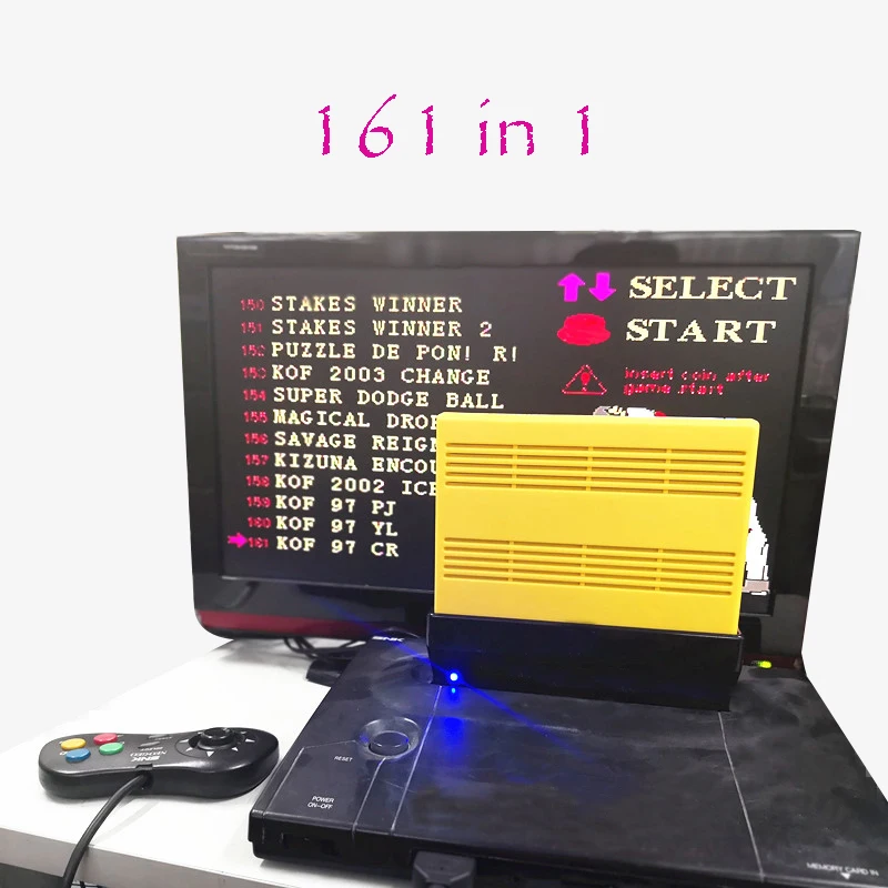 Картридж MVS 161 в 1 Multi Arcade для NEOGEO материнская плата аркадная игра King of Fighter Metal Slug 2 3 4