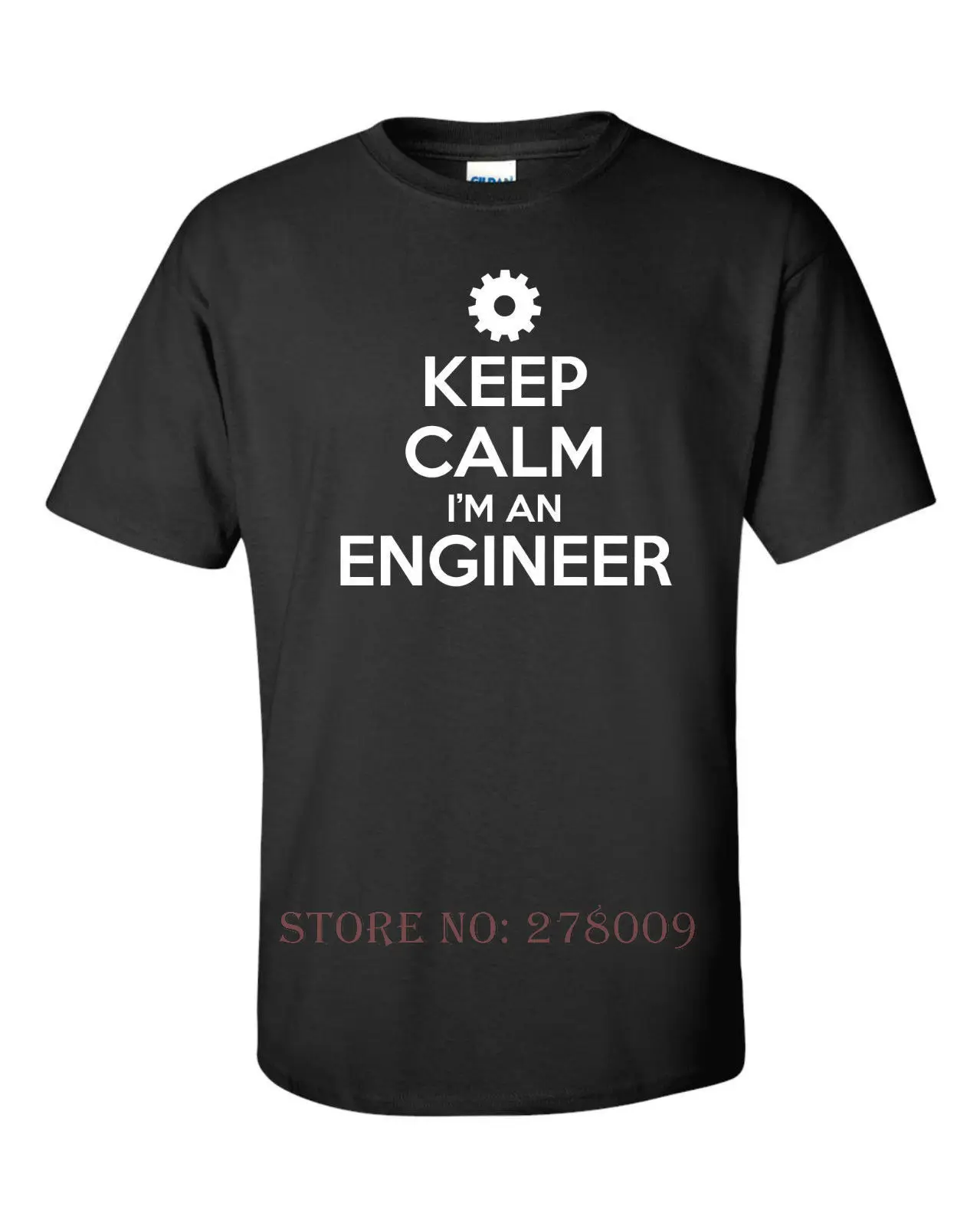KEEP CALM Я инженер забавная футболка Электрический работы идея подарка