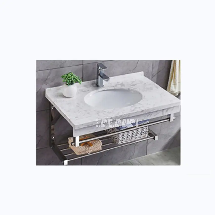 G tap 1 version DLS001 Toilet Vanity Combo Mirror Cabinet Wall Mounted Type Cabinet Bathroom Cabinet Ceramics Basin Washroom Storage Cabinet - Цвет: G tap 1 version