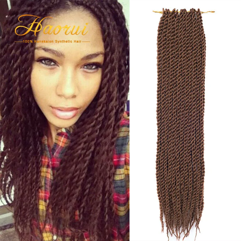 14&quot 18&quot 24roots/pc Havana Mambo Twist Crochet Hair Extensions Senegalese Braiding hair Kanekalon Braids |