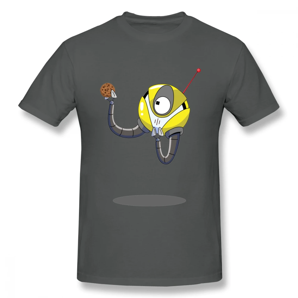 Для отдыха на заказ Кевин КВН печенье Футболка мужская Geek Final Space Graphic футболка S-6XL большой размер Camiseta - Цвет: Темно-серый